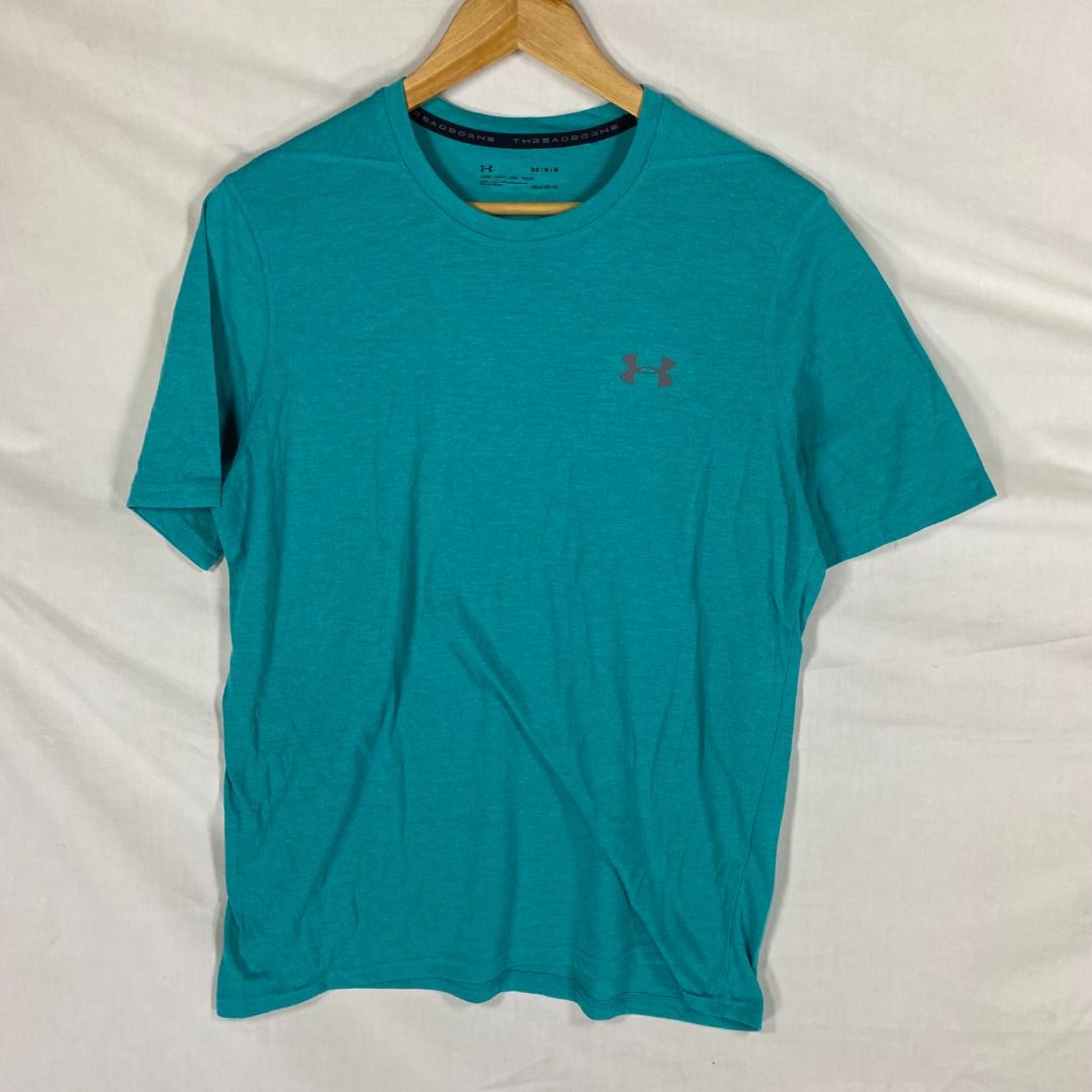 Under Armour Threadborne Performance T-Shirt / Heathered Teal / Size M (Fits L) (Category: Activewear) located in Antipolo. Submitted by canadafindss (Listing ID 1460294635, Image 1). Description: Visit & Follow Canada Finds for more premium imported streetwear, activewear, and athletic essentials from Canada 🇨🇦 Explore our full catalog of authentic pieces: https://www.carousell.ph/u/canadafindss Under Armour Threadborne Performance T-Shirt / H