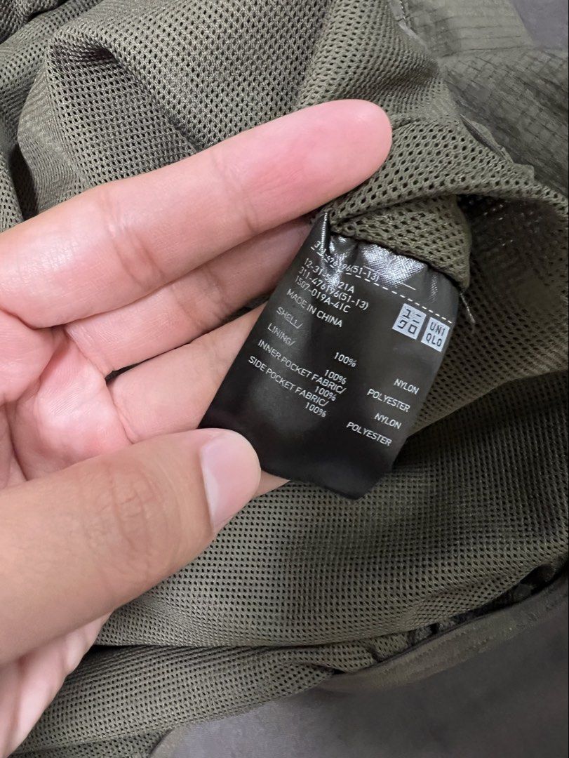 Uniqlo C set (Category: Coats, Jackets and Outerwear) located in Mandaluyong City. Submitted by minimalmeowguy (Listing ID 1460119930, Image 3). Description: Uniqlo c set - polyester blend fabric - 9.5/10 condition. Alagang-alaga to - selling as a set only - Dimes are in the photos - not my style anymore.