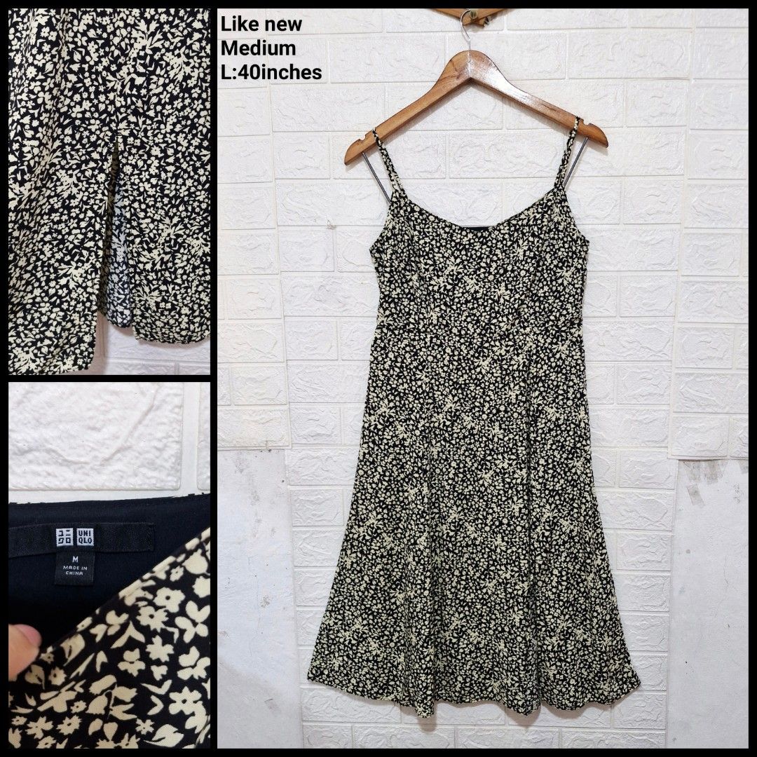Uniqlo floral dress (Category: Dresses) located in Rizal. Submitted by peaches024 (Listing ID 1460177721, Image 1). Description: uniqlo floral dress Medium on tag.