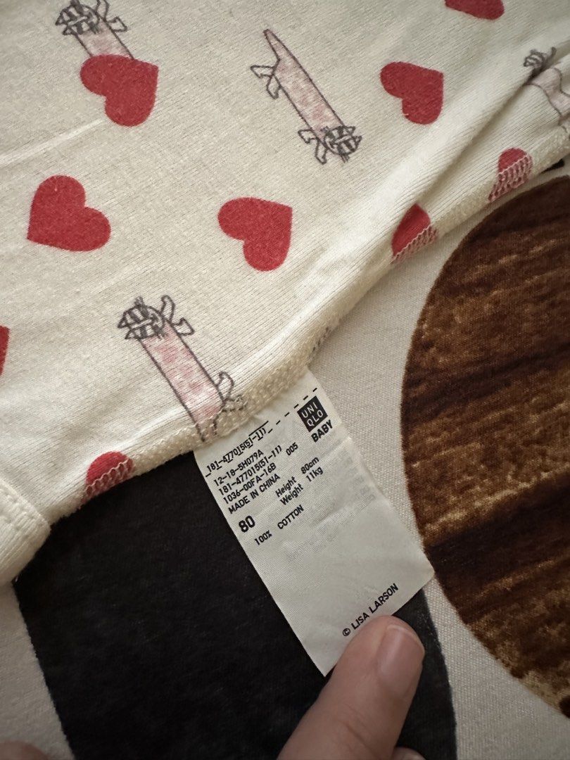 Uniqlo hearts onesie (Category: Babies & Kids Fashion) located in Makati City. Submitted by jannst (Listing ID 1460159639, Image 3). Description: .