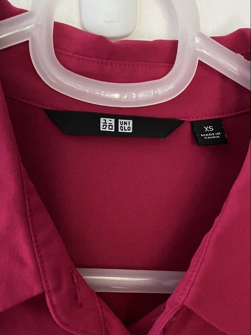 Uniqlo rayon blouse (Category: Blouses) located in Manila. Submitted by lulu.coco (Listing ID 1460216327, Image 3). Description: • Barely used, no flaws • Magenta pink • Last sprice posted, low ballers will not be entertained • For shipping only. Add 50 for m.m, 120 outside m.m • Gcash or BDO.