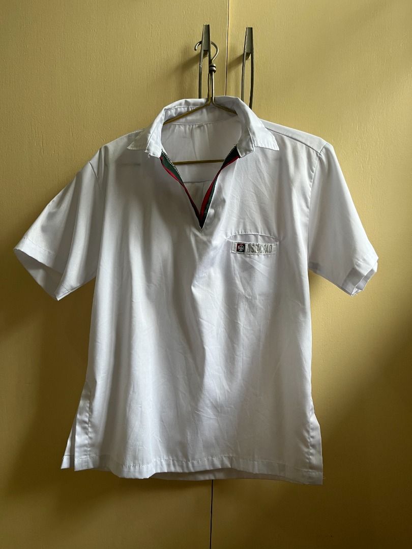 UST-CFAD Type A and Type B Uniform (Pre-loved) (Category: Tshirts & Polo Shirts ) located in Manila. Submitted by rafaelsam. (Listing ID 1460140816, Image 2). Description: WTS/LFB CFAD Type A and Type B Uniform • Size: SMALL Type A: Chest= 20 in Shoulder= 17.5 in Length= 26 in Type B: Width= 21 in Length= 26 in • For Male • Price Type A: P250 each (3 pcs. available) Type B: P200 each (2 pcs. available) • Not altered and still in good condition MO