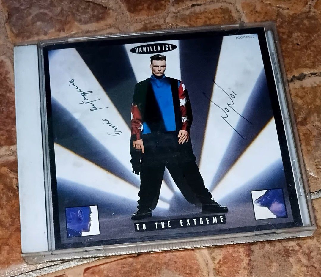 Vanilla Ice To The Extreme CD - Signed (Category: CDs & DVDs) located in Quezon City. Submitted by dancatz (Listing ID 1460251013, Image 1). Description: □ P 350.00 - Vanilla Ice 'To The Extreme' CD - Features hit song 'Ice Ice Baby' - Personally signed by Vanilla Ice - Perfect for 90s hip hop enthusiasts LFB Seller's location : Brgy. Sta. Teresita Quezon City Please DM for more details Payment Mode : Gcash Bank transfer [ BPI ] Delivery methods 