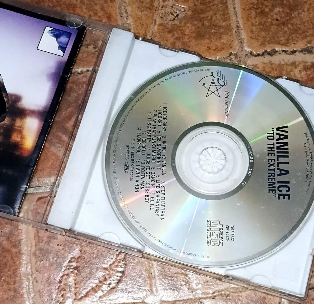 Vanilla Ice To The Extreme CD - Signed (Category: CDs & DVDs) located in Quezon City. Submitted by dancatz (Listing ID 1460251013, Image 2). Description: □ P 350.00 - Vanilla Ice 'To The Extreme' CD - Features hit song 'Ice Ice Baby' - Personally signed by Vanilla Ice - Perfect for 90s hip hop enthusiasts LFB Seller's location : Brgy. Sta. Teresita Quezon City Please DM for more details Payment Mode : Gcash Bank transfer [ BPI ] Delivery methods 