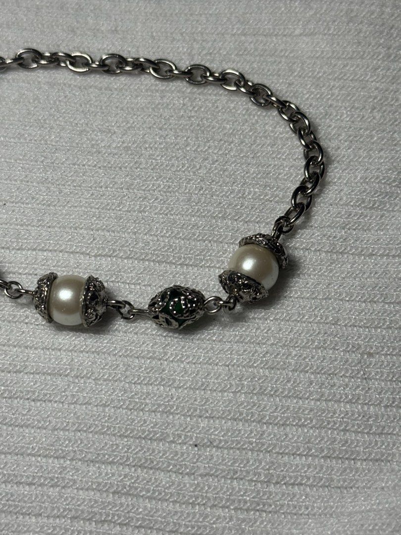 Victorian bracelet (Category: Bracelets) located in Ligao. Submitted by veetrinkets (Listing ID 1460263183, Image 3). Description: Almost 8 inches Lovely victorian design Silver.