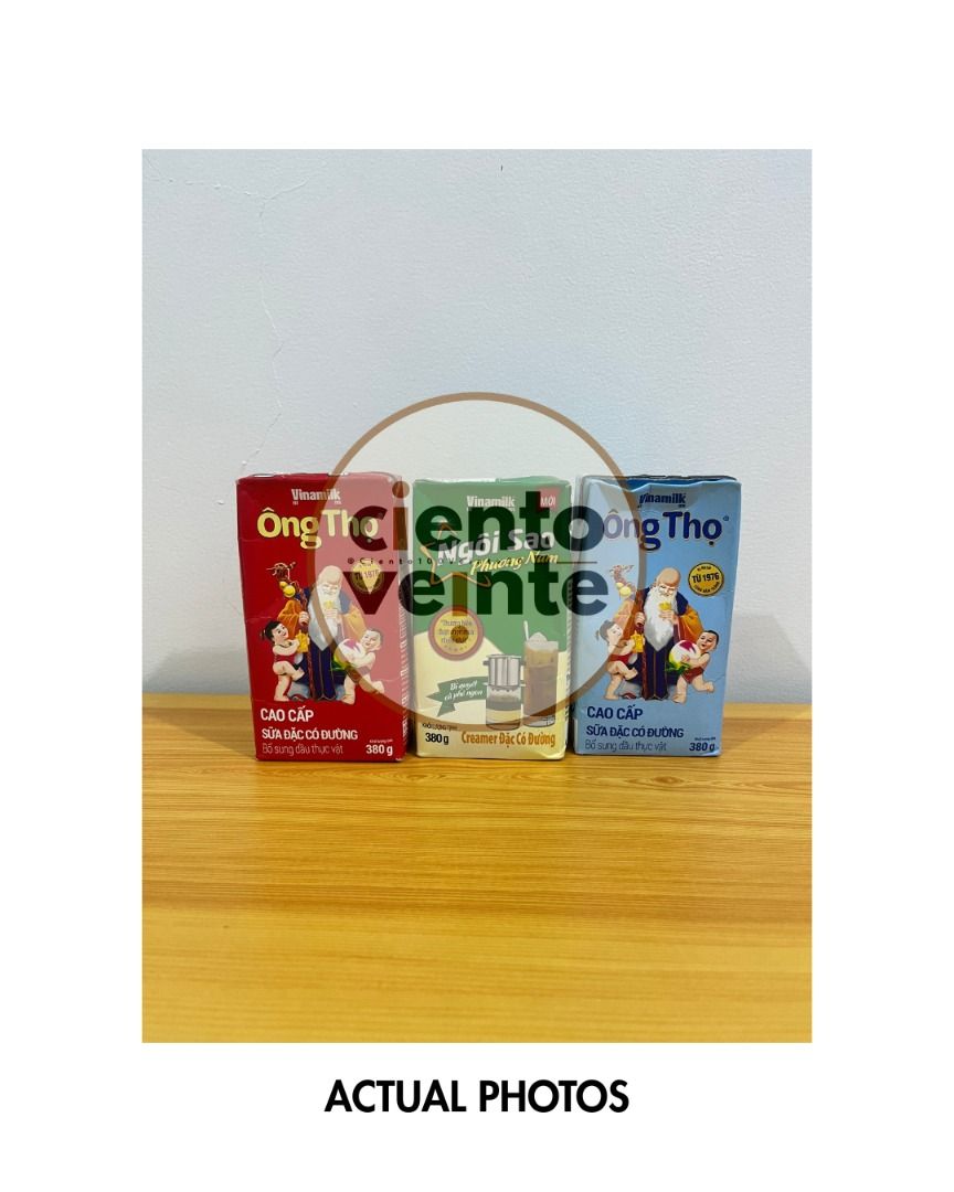 Vinamilk Vietnamese Condensed Milk (Category: Other Food & Drinks) located in Manila. Submitted by ciento100veinte20 (Listing ID 1460297549, Image 1). Description: ITEM: Vinamilk Vietnamese Condensed Milk ORIGIN: Vietnam STOCK: 1,000 WHOLESALE: PM to join our Resellers Group. Open for Drop Shipping. Location: Sta. Ana Manila Mode of Delivery: Lalamove or Tiktok Parcel Checkout MOP: GCASH OR BPI Description: Authentic Vietnamese Condensed Milk – R