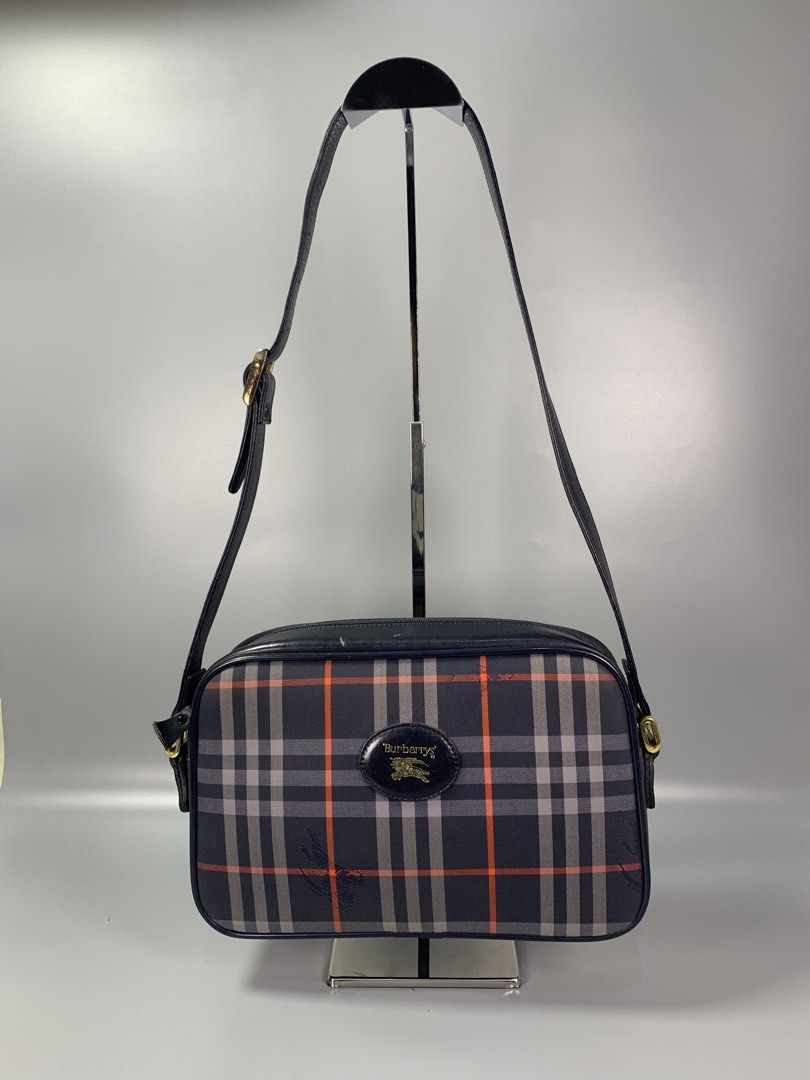 Vintage Burberrys Shoulder Bag (Category: Luxury Bags & Wallets) located in Mabalacat. Submitted by vtgmalan (Listing ID 1460203168, Image 1). Description: Vintage Burberrys Shoulder Bag Price:10,000 Condition : 9/10 Product Condition Rank : AB Issue/s : Minimal Rubs Dimensions : 11.5x7.5x3(LxHxW) Inclusions: N/A Note : Please make sure to check all the photos before mine. All of the Items on sale are LEGIT/ORIGINAL. If you have a question , plea