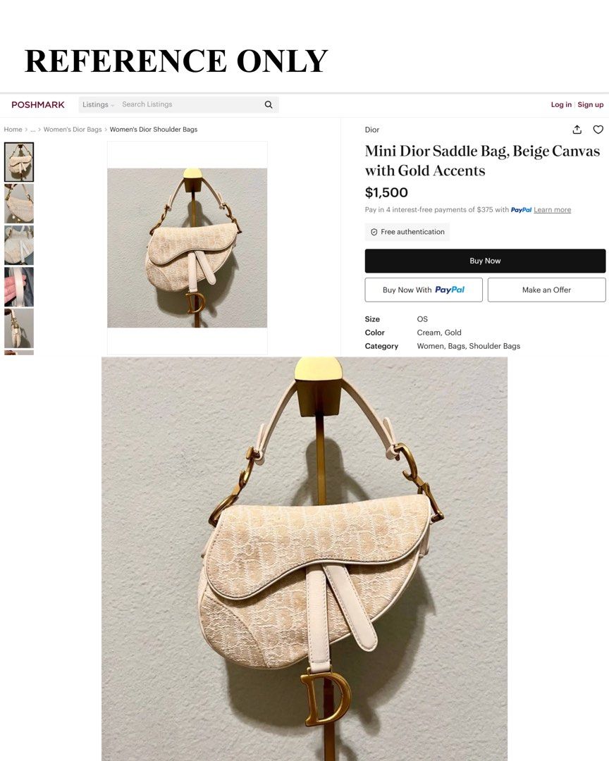 VINTAGE CHRISTIAN DIOR Trotter Saddle (Category: Luxury Bags & Wallets) located in Taguig. Submitted by thevintagecoffer (Listing ID 1458232249, Image 3). Description: AUTHENTIC & VINTAGE.