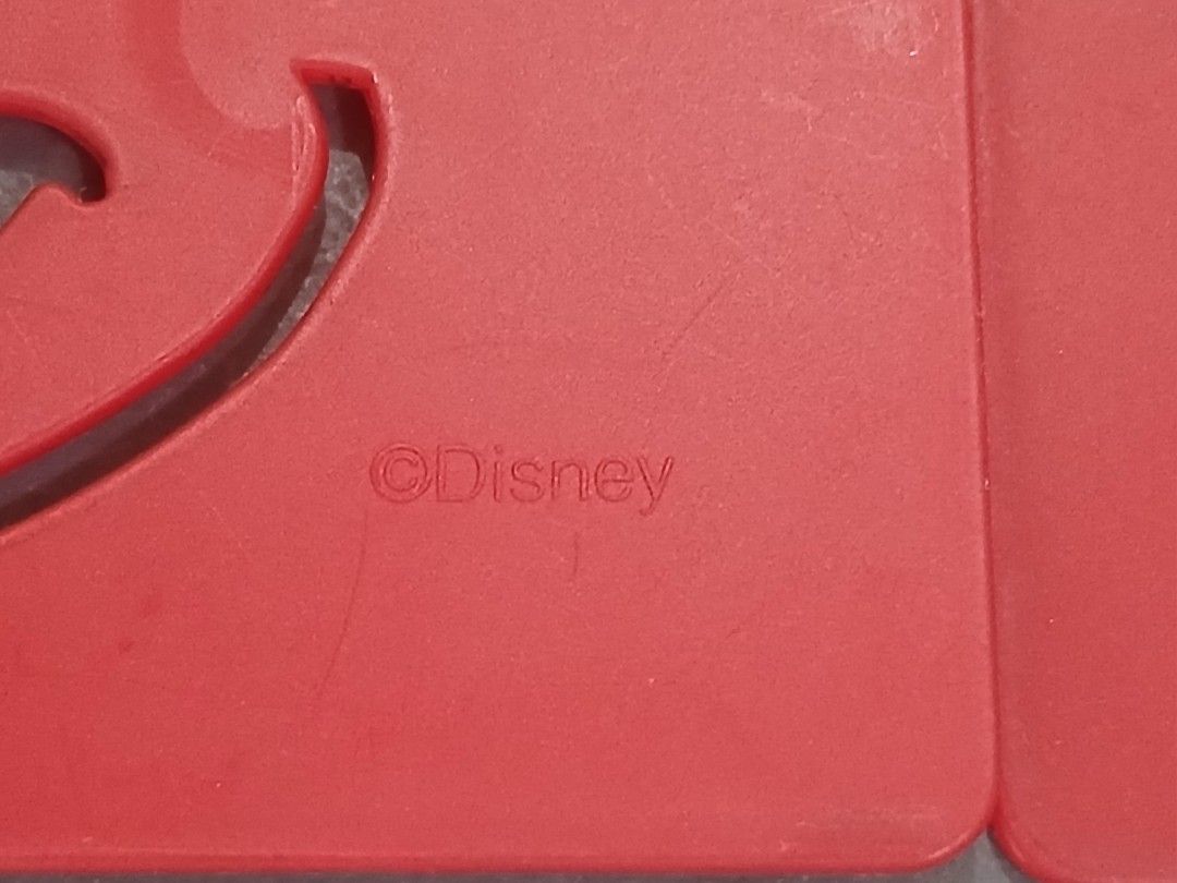 Vintage Disney Character Plastic Tracing Stencils Set (6-Pack) (Category: Art & Prints) located in Bulacan. Submitted by honhonliz (Listing ID 1460131669, Image 3). Description: Condition: Pre-owned / Vintage. The stencils show minor superficial scuffs, tiny scratches, and light storage wear consistent with age and gentle handling, but remain fully functional without any cracks or major warping. Vintage set of six square plastic craft stencils fe