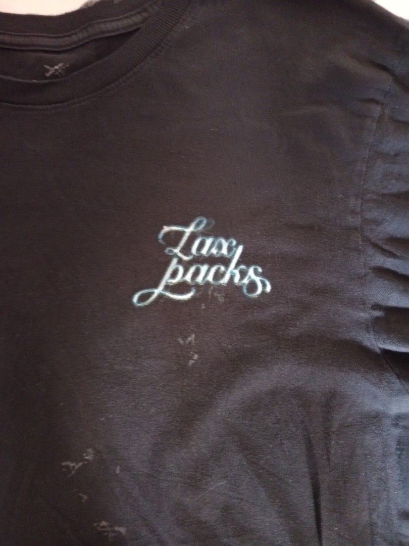 Vintage LAX Tshirt (Category: Tshirts & Polo Shirts ) located in Naga. Submitted by thrift.vincent (Listing ID 1460184836, Image 2). Description: Length:31 Chest length: 22.5 Sleeve length: 10 Bottom width: 22 Condition: good (need wash).