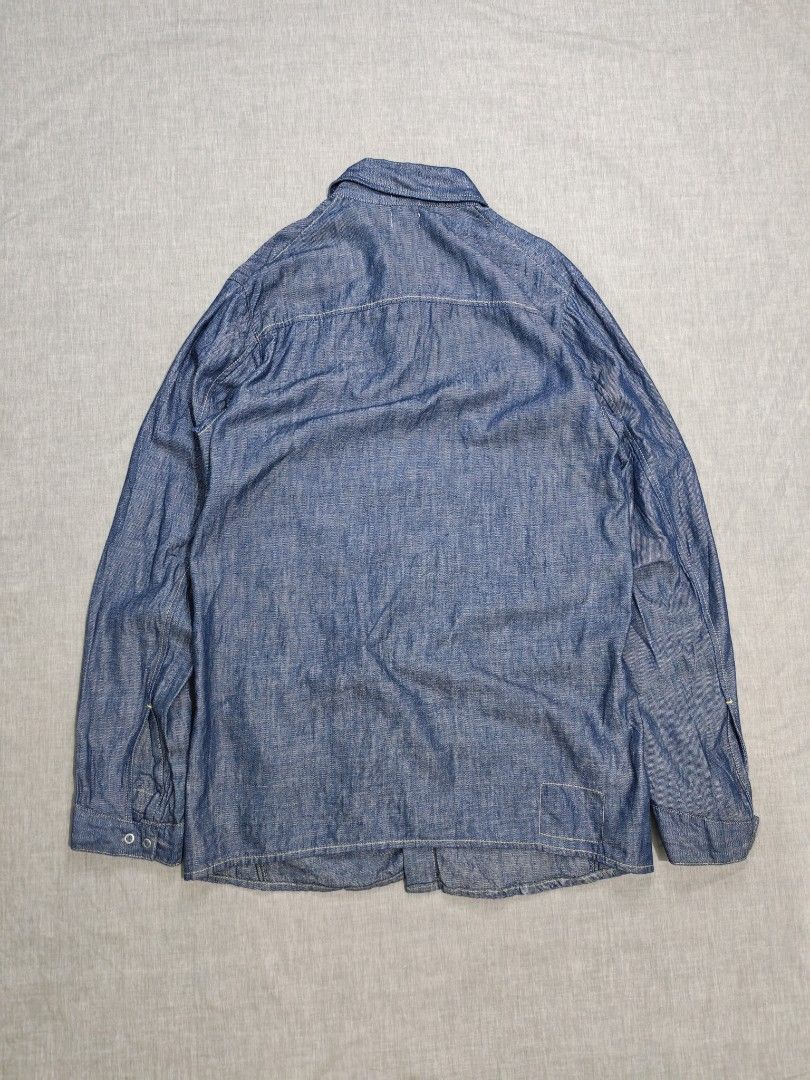 vintage levis engineered denim shirt (Category: Tshirts & Polo Shirts ) located in Baguio. Submitted by used_clothing2600 (Listing ID 1460204329, Image 2). Description: vintage levis engineered denim shirt made in tunisia excellent condition size medium pit to pit 21.5 length 33 shoulders 18 sleeve length 27.5 1,980.