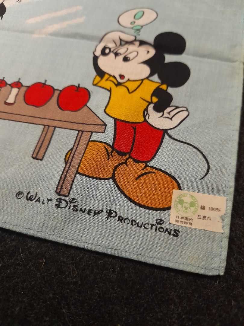 VINTAGE MICKEY HANDKERCHIEF (Category: Other Stationery & Craft) located in Bulacan. Submitted by nansantiago (Listing ID 1460267006, Image 2). Description: VINTAGE MICKEY HANDKERCHIEF 11x11" inches Unused 🏷️ ₱50‼️ 📍 Location: Plaridel, Bulacan 💸 Mode of Payments: Gcash / BPI 📦 Pick-up / Ship 🚚 Couriers : Flash Express / SPX / Lalamove.