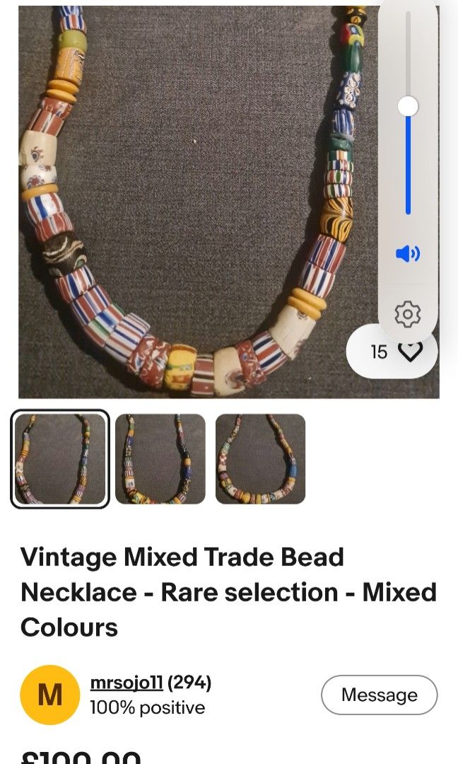 Vintage trade beads long necklace (Category: Necklaces) located in Tuguegarao City. Submitted by zenphoenix-7ad615 (Listing ID 1460142302, Image 3). Description: Please. See. Pictures Trade beads necklace For your Diy.