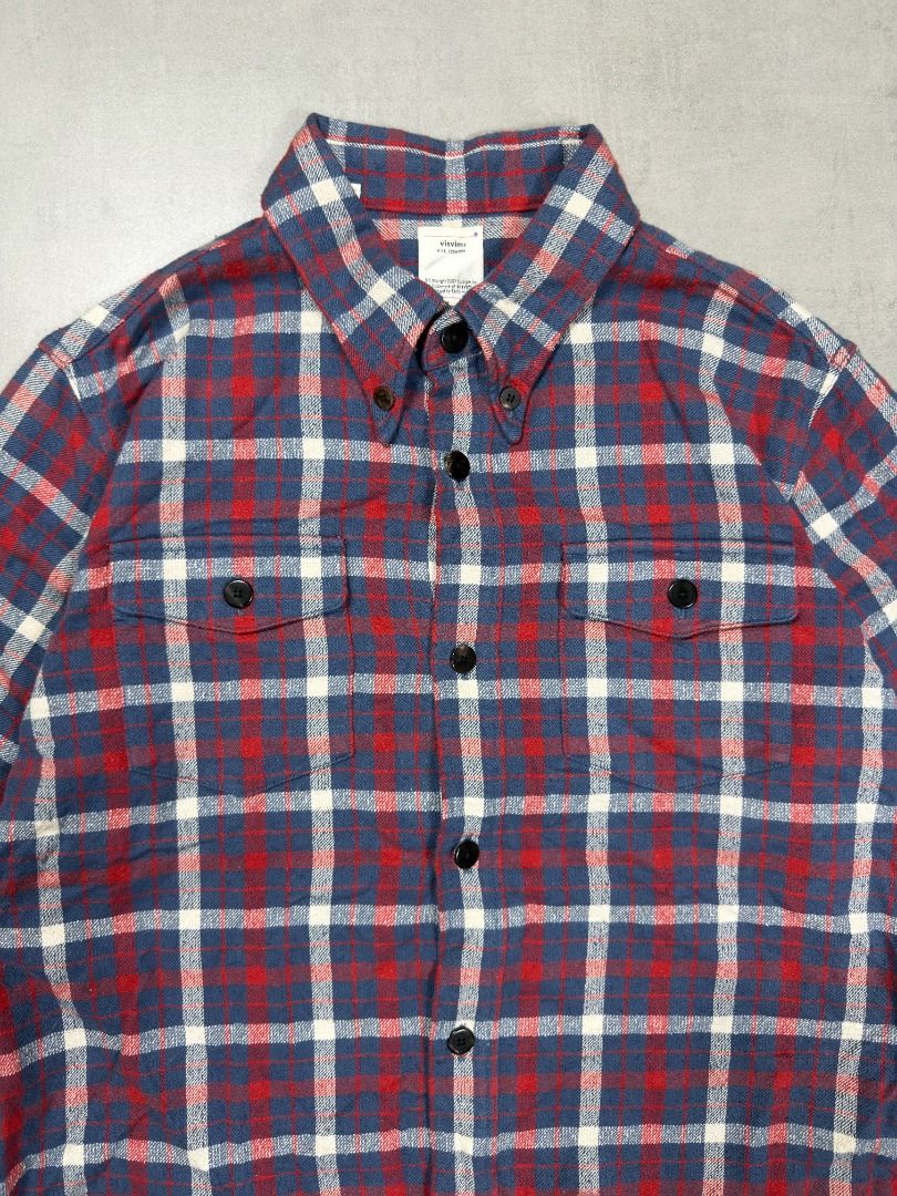 Visvim - Wally Checkered L/S Polo (Category: Tshirts & Polo Shirts ) located in Subic. Submitted by concretefloor (Listing ID 1460200640, Image 2). Description: Visvim - Wally Checkered L/S Polo SIze 3 , fits Medium 23 inches width 29 inches length Excellent condition No flaws 9/10 condition Shipping fee not included Negotiable ; do not hesitate to make offer! .