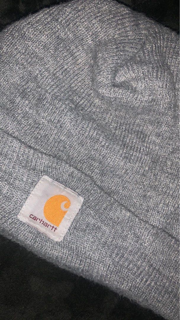 Vtg Carhartt Grey Beanie Hat (Category: Caps & Hats) located in Angeles City. Submitted by kj772c_ (Listing ID 1460137295, Image 2). Description: - Classic Carhartt Beanie - Made in Canada - 100% Acrylic - Color: Grey - One Size Fits All - Perfect for staying warm - Care: Hand wash warm, drip dry (no bleach or ironing).