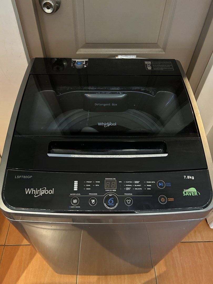 Whirlpool 7.8 kg Fully Automatic Washing Machine (Category: Washing Machines and Dryers) located in Manila. Submitted by marieivylou88 (Listing ID 1460142249, Image 2). Description: Rush Sale: Whirlpool 7.8 kg Fully Automatic Washing Machine in very good overall condition. 12,000 negotiable..
