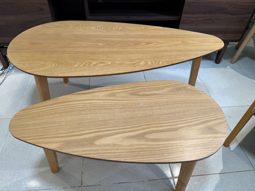 Wooden Nesting Coffee Table (Category: Tables & Sets) located in Manila. Submitted by maub_88 (Listing ID 1460201771, Image 3). Description: Ferida Nesting Coffee Table from Mandauefoam - Lightly used - RFS: declutterring - swipe left to see the specs Location: Brgy. Dila, Santa Rosa, Laguna (near Balibago Complex) Delivery Options: Pick up or book via Lalamove Mode of Payment: Payment upon pick up.
