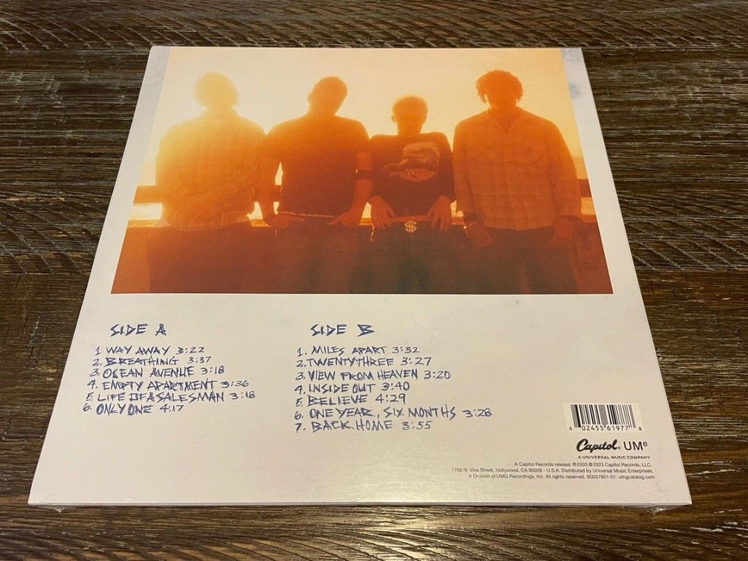 YELLOWCARD Ocean Avenue Vinyl (Category: Vinyls) located in Manila. Submitted by jhenaloymerchandise (Listing ID 1460250562, Image 2). Description: YELLOWCARD Ocean Avenue Vinyl (Black, 12", 1LP).