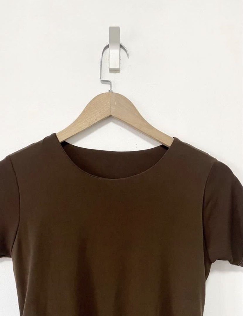 YK Basics Brown Bodycon Shirt Shaping Top (Category: Shirts) located in Cavite. Submitted by casingpavements (Listing ID 1460133974, Image 2). Description: .