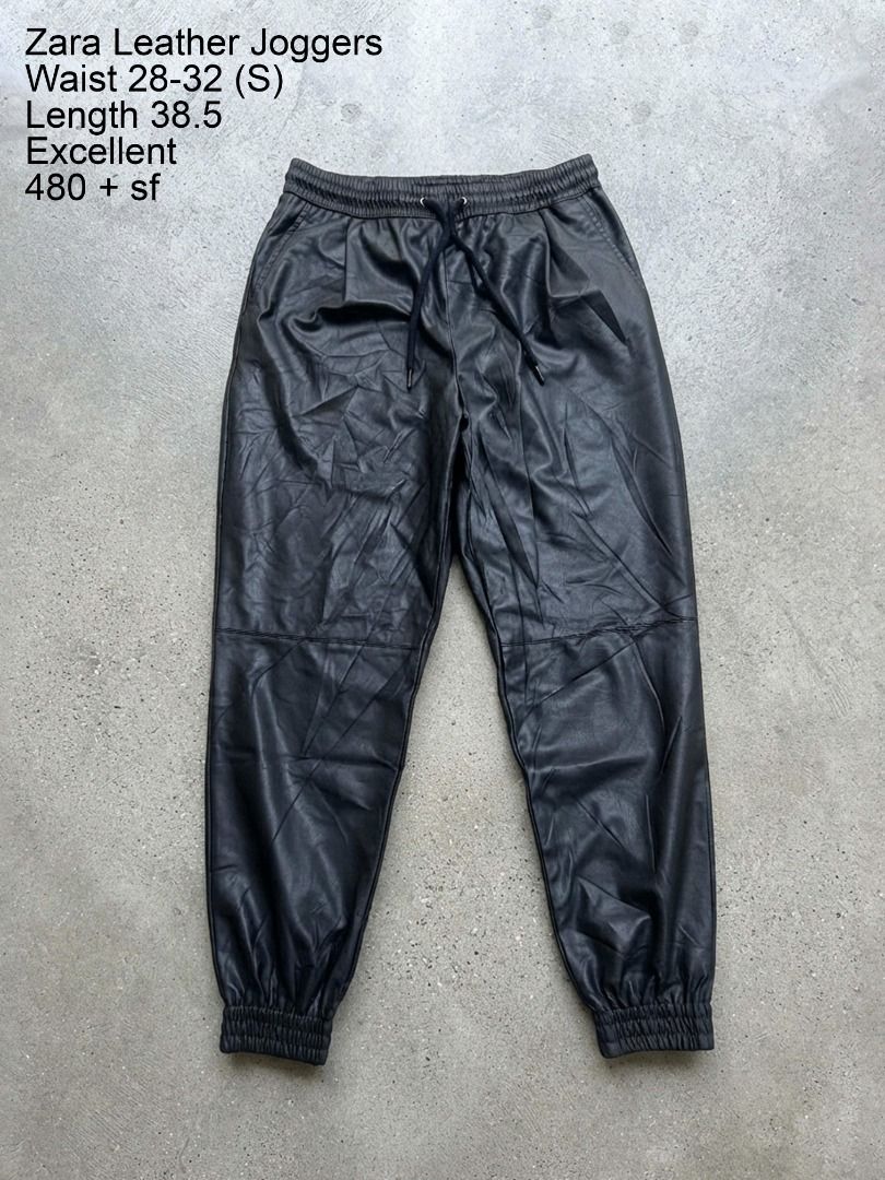 Zara Black Leather Jogger Pants (Category: Joggers) located in Cadiz. Submitted by thespotcdz (Listing ID 1460251337, Image 1). Description: Nasa picture po nakasulat ang mga detalye. Salamat! Nasa picture po nakasulat ang mga detalye. Salamat! Nasa picture po nakasulat ang mga detalye. Salamat! .