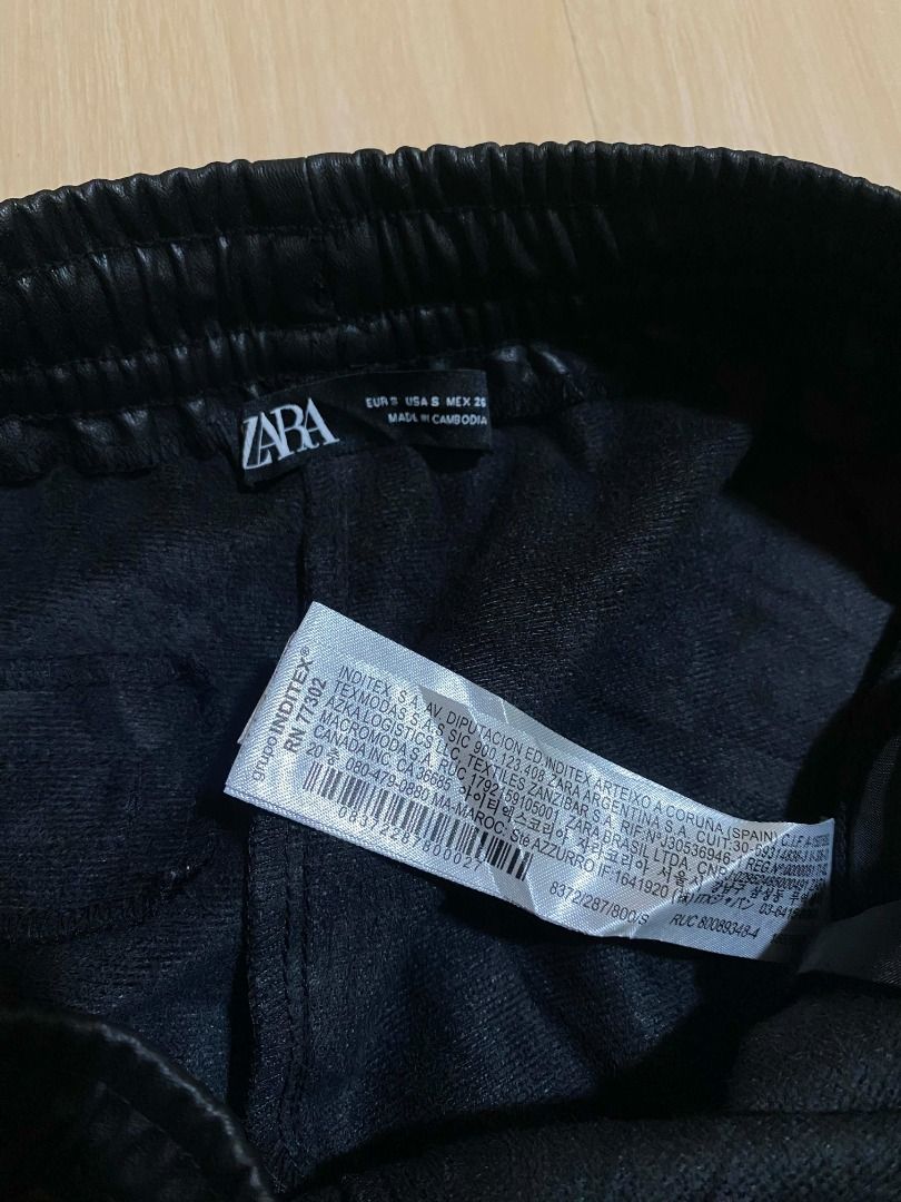 Zara Leather Jogger Pants (Category: Joggers) located in Cadiz. Submitted by davidspothead (Listing ID 1460278687, Image 3). Description: Nakasulat na po ang mga details sa picture. Please check. Nakasulat na po ang mga details sa picture. Please check. Nakasulat na po ang mga details sa picture. Please check. .