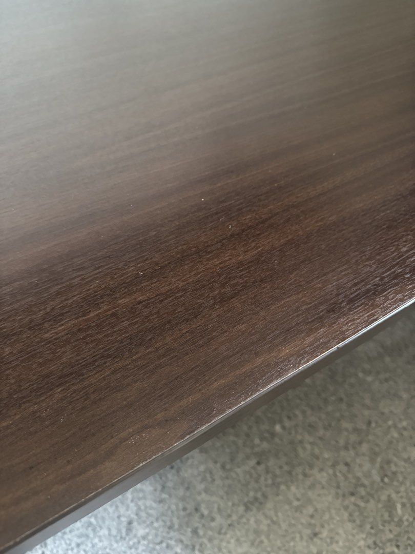 100% SOLID WOOD STUDY DESK (Category: Tables & Sets) located in Singapore. Submitted by xuanwears (Listing ID 1460387246, Image 2). Description: 120cm (L) x 60cm (W) x 75cm (H) Have two of these Self pickup 100% solid wood Used for over 10+ years still in pristine condition Moving out already RTP $100+/each only self collect Get both for $80.