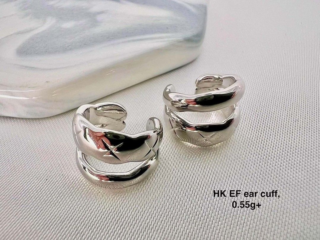 18k Hk setting whitegold earcuff earrings (Category: Earrings) located in Manila. Submitted by bhelgoldseller2ndaccount (Listing ID 1460325978, Image 3). Description: New!!✨New!!✨New!! Authentic 18k Hk Golds 💯pawnable/naisasanla 💯with high appraisal rate 💯good investment 💯Direct supplier price 👉OPEN for resellers 🌺please take time to evaluate their actual sizes and grams 👉Best panggift for all occasions ✅ Sold per grams not per piece Kya l