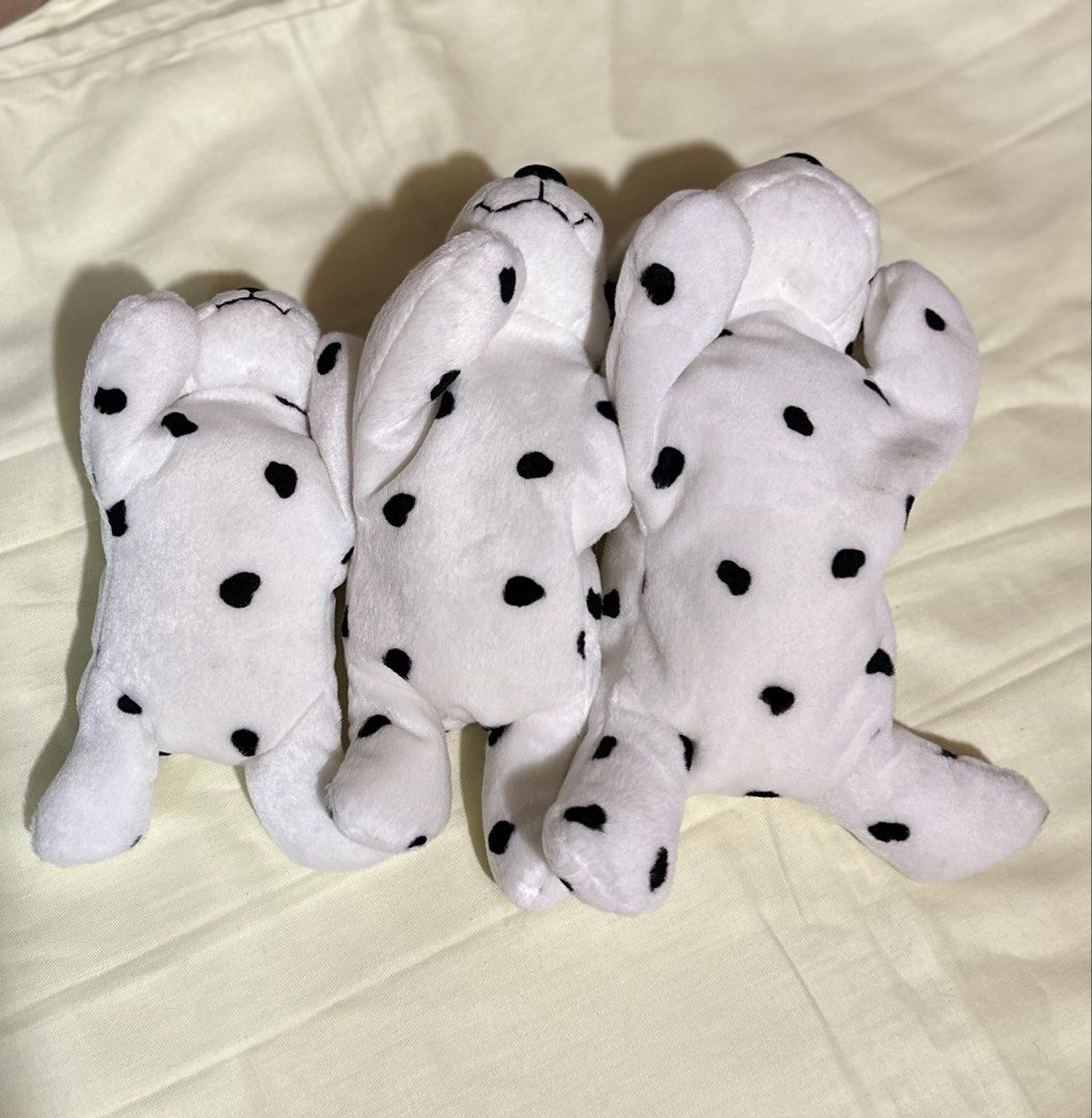 3pcs set Dalmatian Plush Toys (Category: Plushies & Soft Toys) located in Davao. Submitted by favoritepreloved (Listing ID 1460485299, Image 2). Description: .