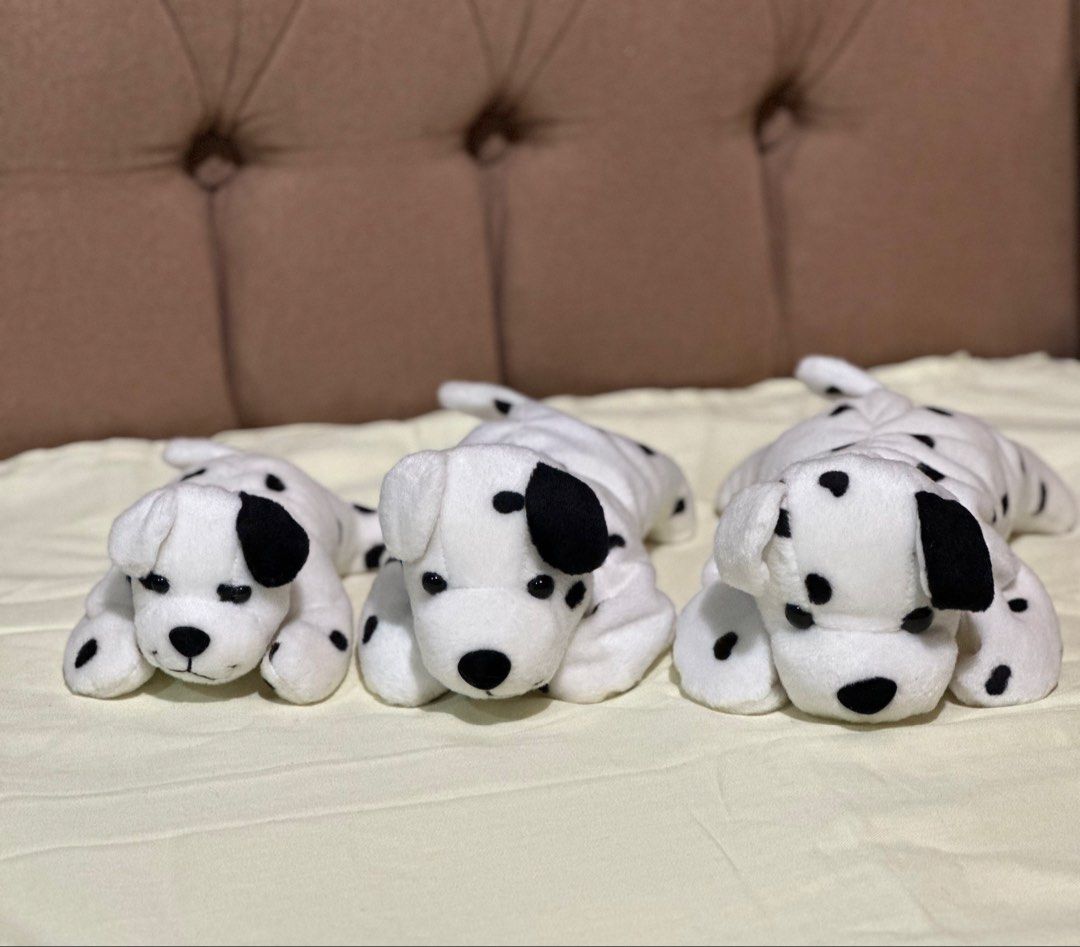 3pcs set Dalmatian Plush Toys (Category: Plushies & Soft Toys) located in Davao. Submitted by favoritepreloved (Listing ID 1460485299, Image 1). Description: .