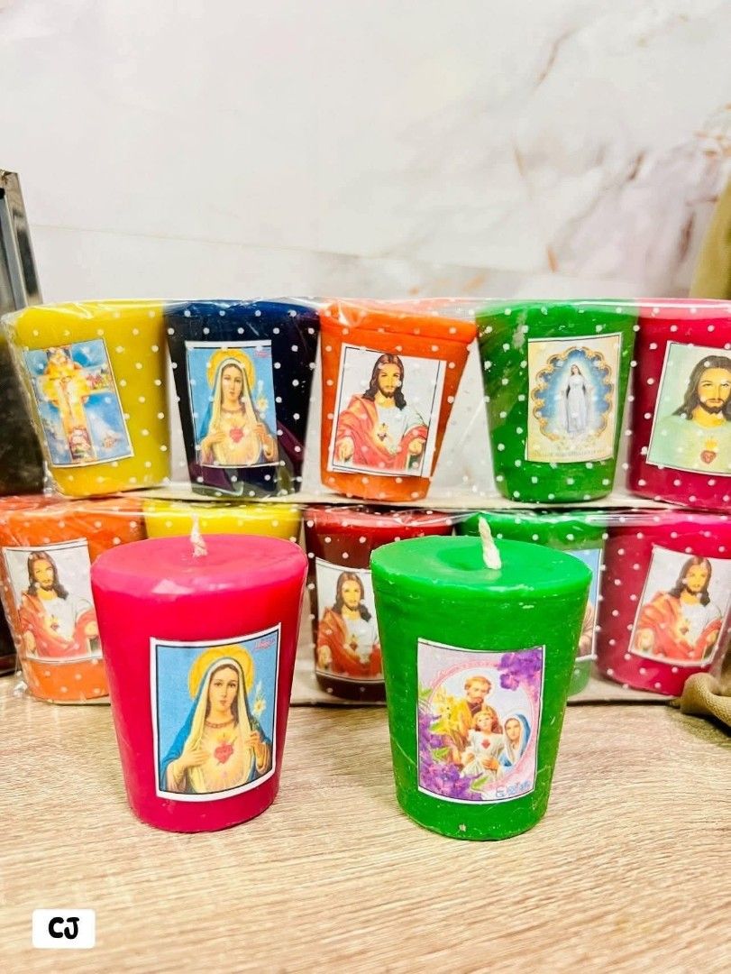 5in1 Colored Vigil Candle (Category: Vases & Decorative Bowls) located in Manila. Submitted by kent_kurtonlineshop (Listing ID 1460306385, Image 2). Description: Discount For Wholesale.