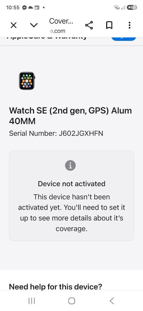 A- watch SE 2nd generation (Category: Other Gadgets) located in Angono. Submitted by brilliance81421 (Listing ID 1460397671, Image 2). Description: This was already opened, but has never been used. Original A-Watch SE 2nd gen 40mm Price still negotiable.