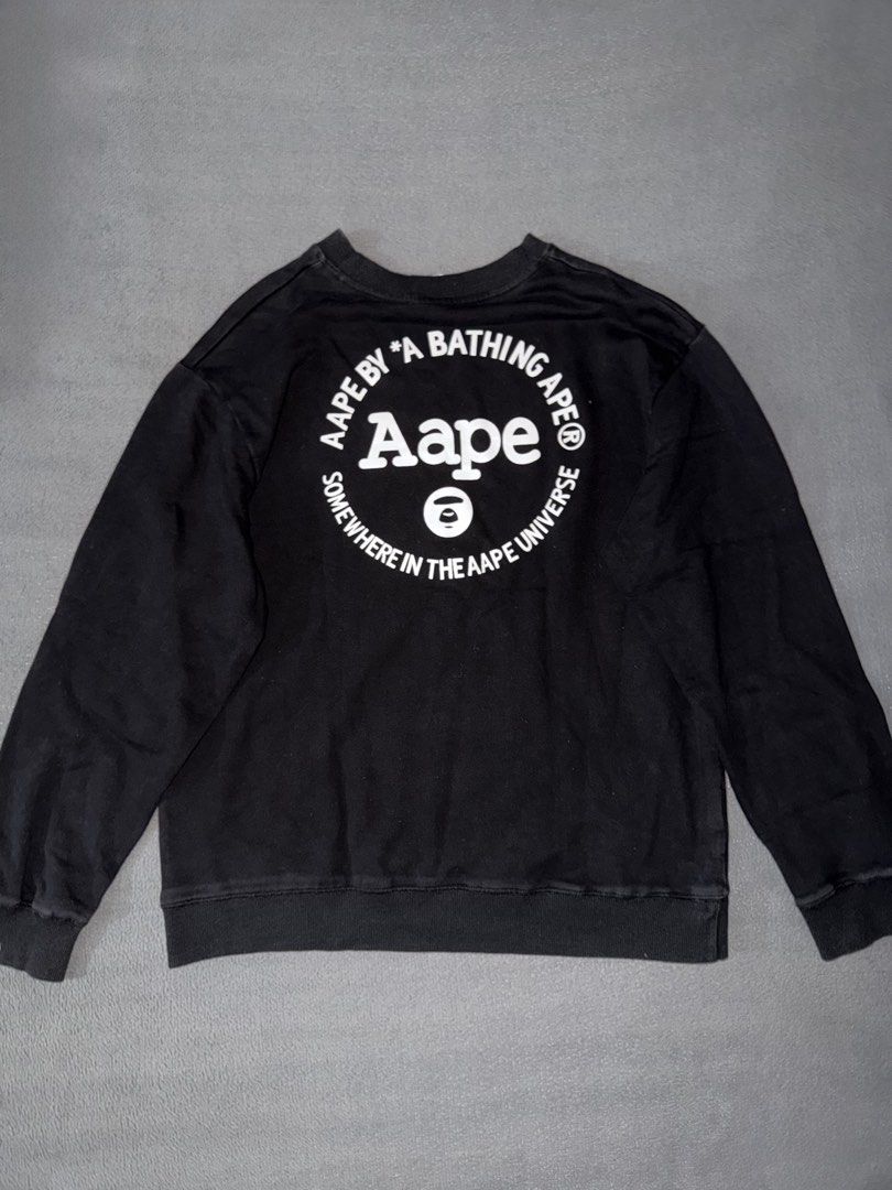 Aape Black Sweatshirt (Category: Coats, Jackets and Outerwear) located in Quezon City. Submitted by spicycalimaki (Listing ID 1460429400, Image 2). Description: - size XL - last price posted MEASUREMENTS Width: 21.5” Length: 25.5” 🏷️ zara h&m mango uniqlo monki cotton on urban revivo bershka pull & bear love bonito editors market shein tiktok charlotte folk richboyz.