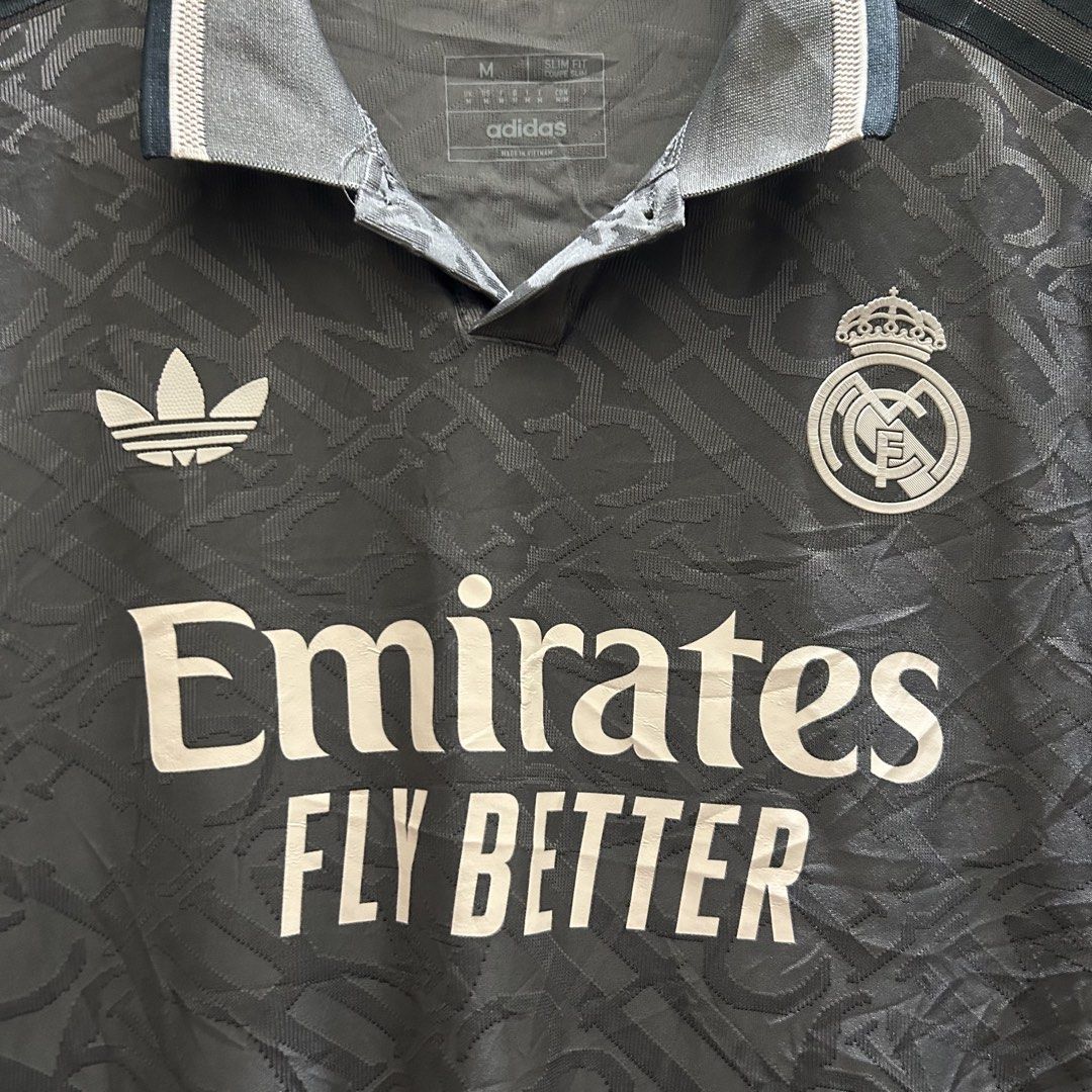 Adidas Real Madrid 24/25 Third Jersey (Category: Tshirts & Polo Shirts ) located in Manila. Submitted by offthebins (Listing ID 1460313775, Image 3). Description: 19.5x28 As new.