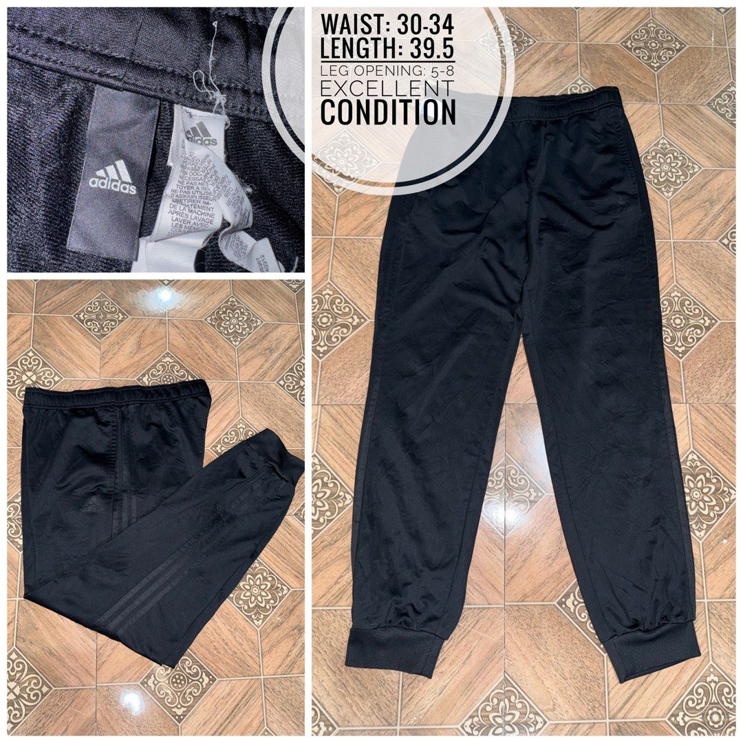 Adidas Track Pants (Category: Joggers) located in Taguig. Submitted by jayveealfaro12 (Listing ID 1460363638, Image 1). Description: Sizes and Condition indicated at the photo description.