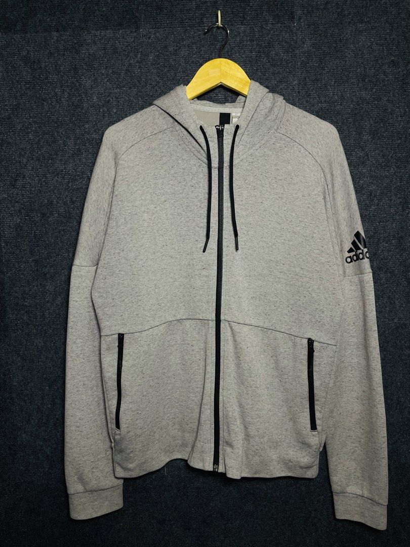 Adidas ZNE Zip Up Jacket (Category: Coats, Jackets and Outerwear) located in Baguio. Submitted by onyol.items (Listing ID 1460466826, Image 1). Description: Condition: Excellent Dimension: 27 Length 23 Width Size- Medium to Large Issue: None Color rate: 9.5 .