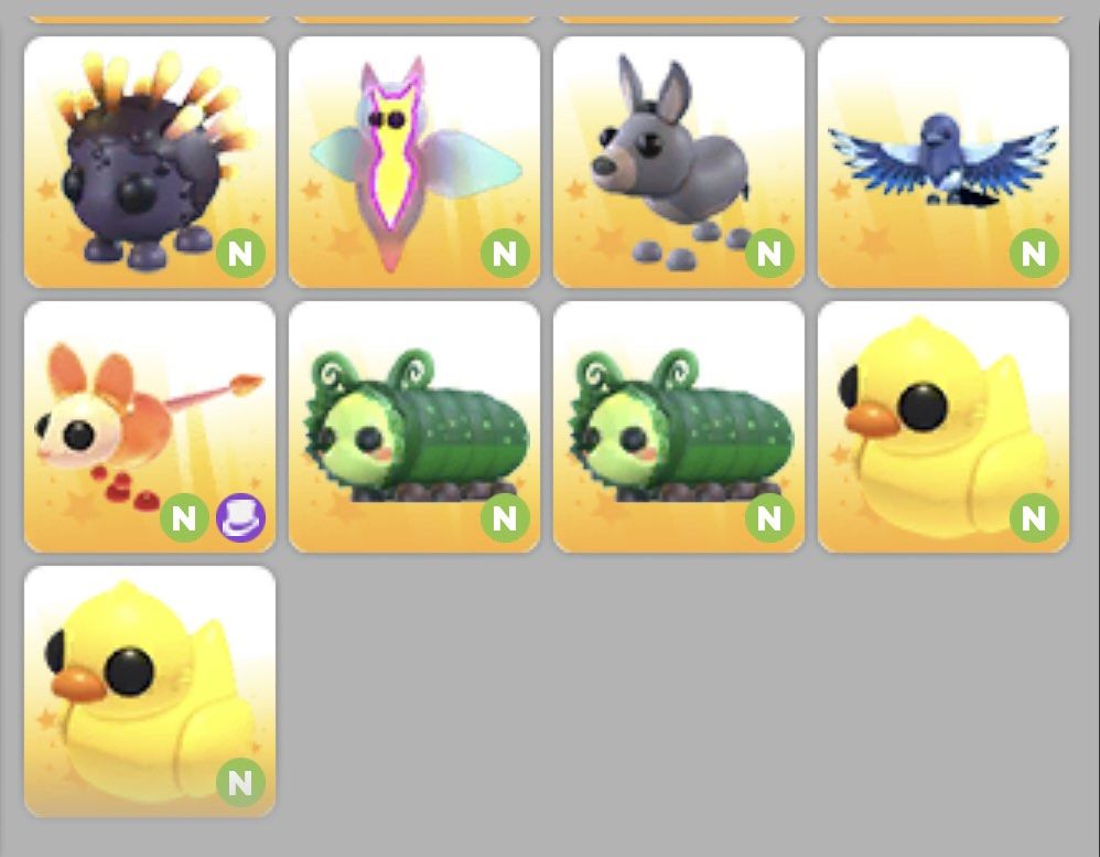 Adopt Me: Assorted Neon Pets (set) (Category: In-Game Products) located in Angeles City. Submitted by krssgrc_ (Listing ID 1460424191, Image 2). Description: .