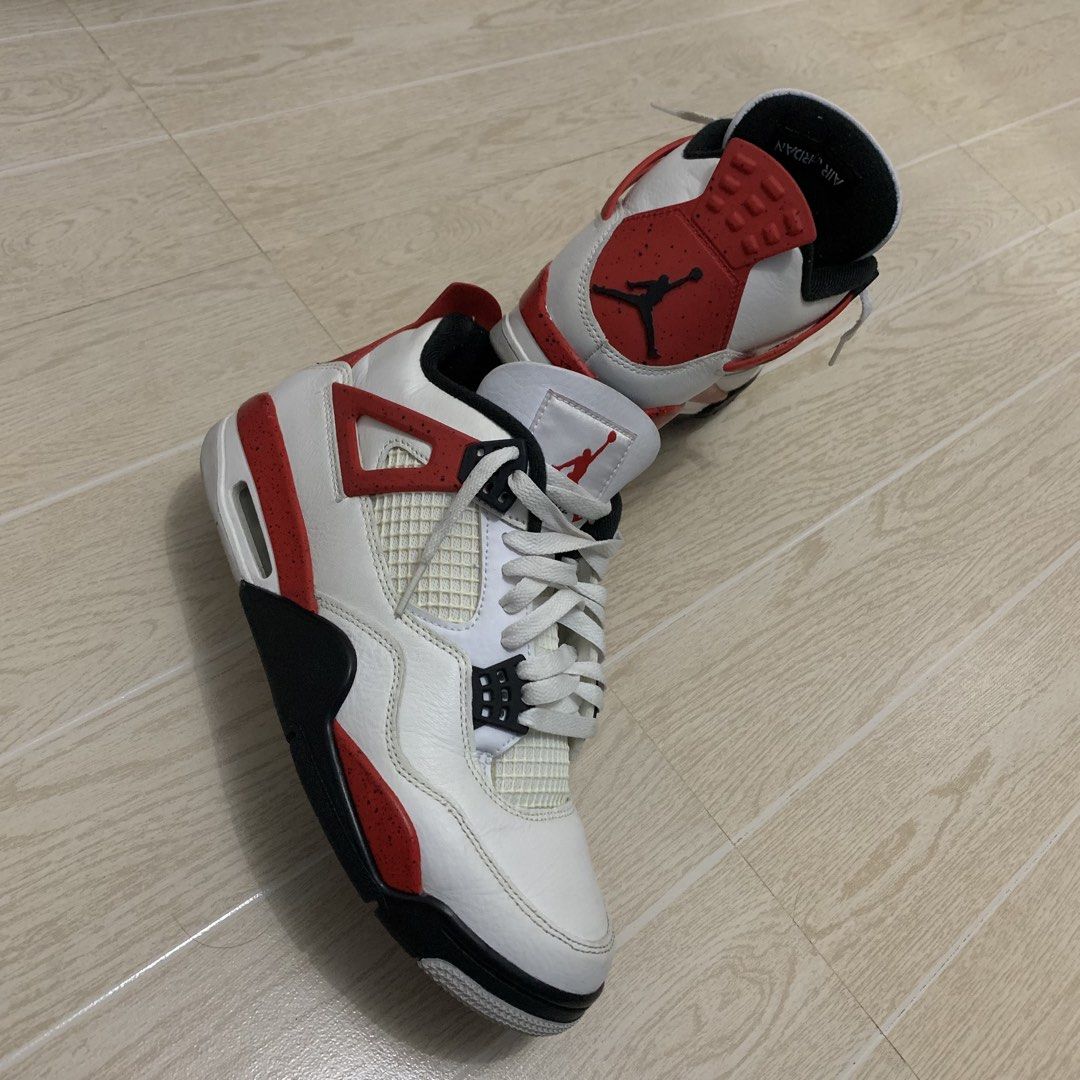 Air Jordan 4 "Red Cement" (Category: Sneakers) located in Manila. Submitted by ianvincent0726 (Listing ID 1460379113, Image 3). Description: - 9 US M - Used twice / Rep box - ₱4,980.