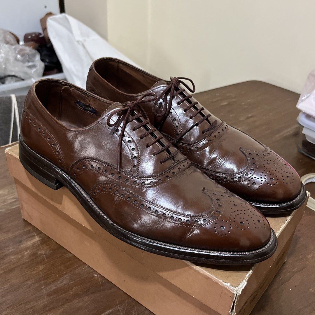 Allen Edmonds Wingtip Oxford Leather Shoes (Category: Dress Shoes) located in Muntinlupa City. Submitted by samurai_shine_allen (Listing ID 1460324418, Image 2). Description: Allen Edmonds “Boulevard” Wingtip Size: 10US | 43EU P3800 Details: - In Excellent Condition - Goodyear Welted.
