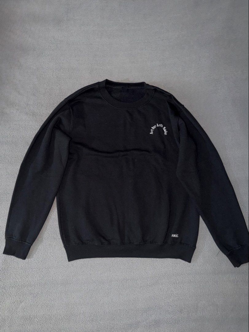 AMÁL Black Sweatshirt (Category: Coats, Jackets and Outerwear) located in Quezon City. Submitted by spicycalimaki (Listing ID 1460428076, Image 1). Description: - fits size S - local brand (not being sold anymore) - last price posted MEASUREMENTS Width: 19.5” Length: 24” 🏷️ zara h&m mango uniqlo monki cotton on urban revivo bershka pull & bear love bonito editors market shein tiktok charlotte folk richboyz.