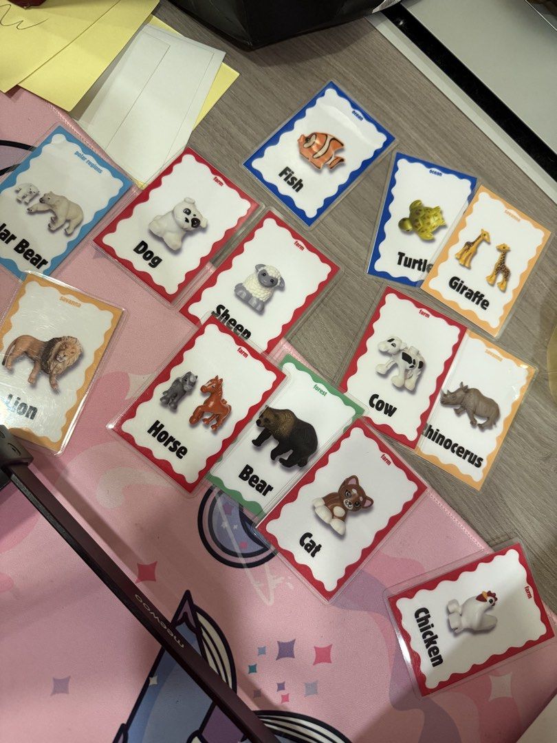 Animal Flashcards (Category: Educational & Learning Toys) located in San Juan City. Submitted by ollieque (Listing ID 1460464079, Image 1). Description: Free with any purchase from my carousell shop.