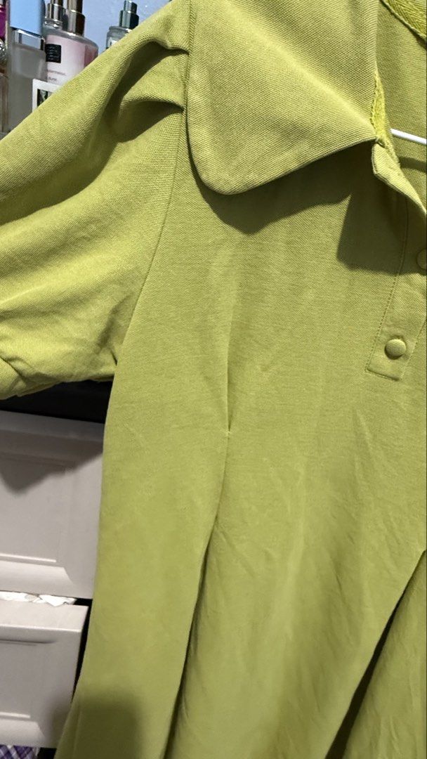 Apple Green Polo Dress (Category: Dresses) located in Quezon City. Submitted by dinesaur (Listing ID 1460421158, Image 3). Description: Can fit m-l.