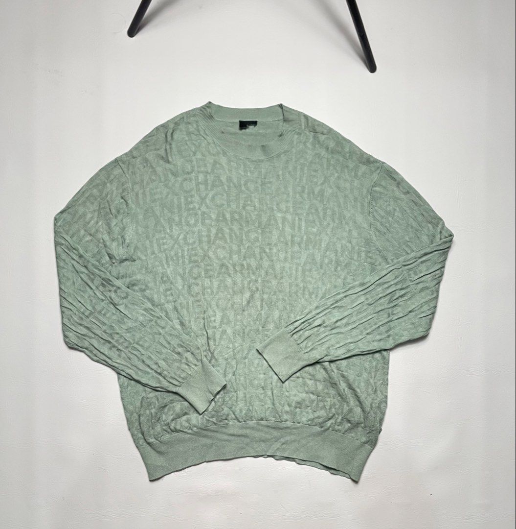 Armani exchange crewneck knitted aop (Category: Luxury Apparel) located in Urdaneta. Submitted by northdrops_asian (Listing ID 1460453009, Image 1). Description: Excellent .