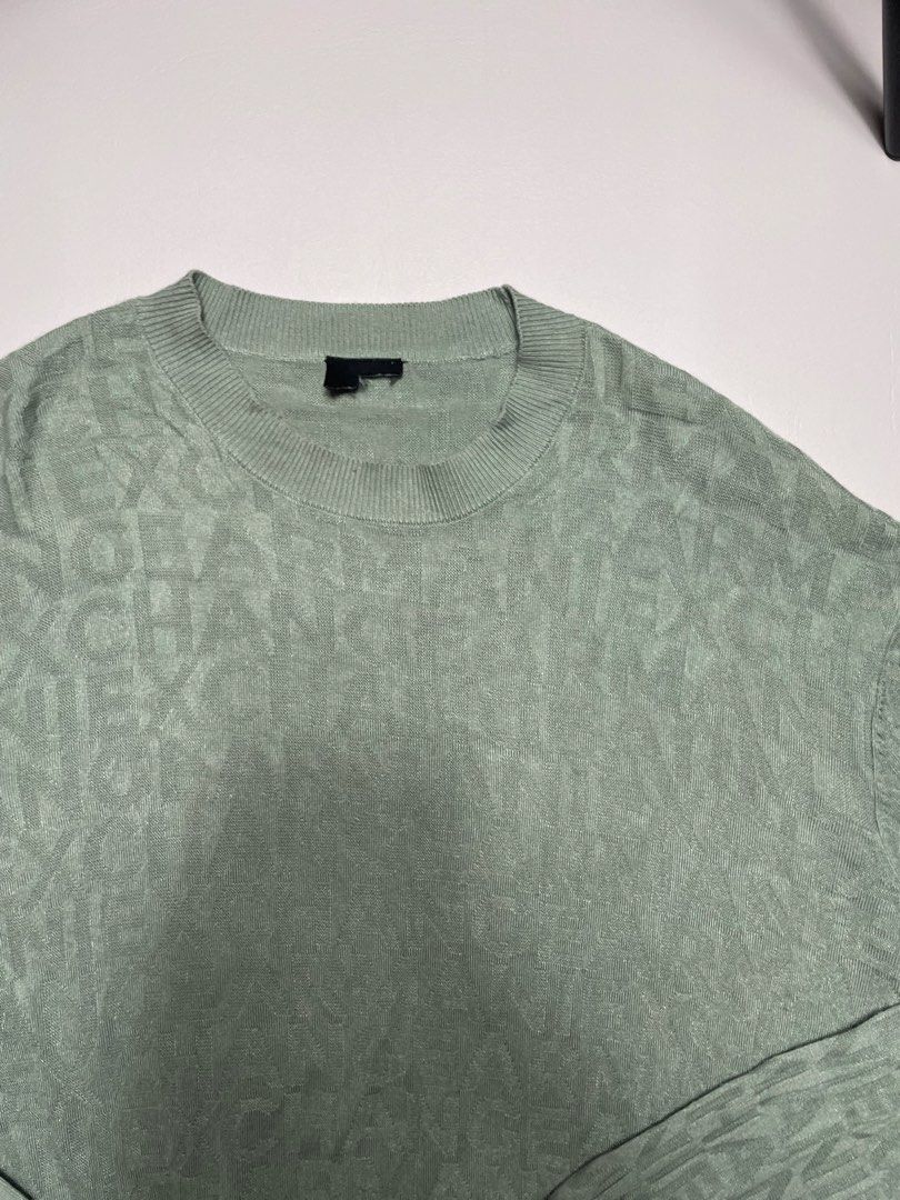Armani exchange crewneck knitted aop (Category: Luxury Apparel) located in Urdaneta. Submitted by northdrops_asian (Listing ID 1460453009, Image 3). Description: Excellent .