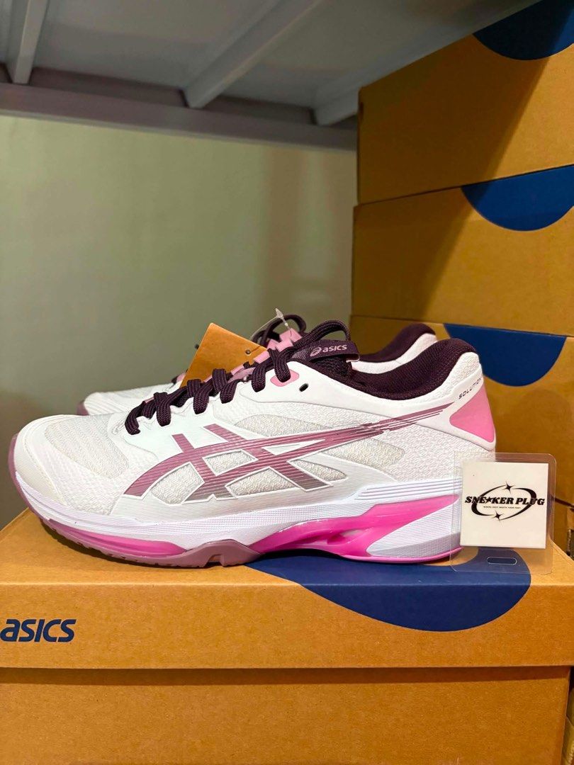Asics Solution Speed FF 4 "White Dusty Mauve" (Category: Sneakers) located in Quezon City. Submitted by snkrplg4heat (Listing ID 1460312943, Image 1). Description: 🔥As!cs Solution Speed FF 4 "White Dusty Mauve" (1042A307-102)🔥 WOMENS SIZE AVAILABLE (Payment first policy to avoid cancellation.) 💵 Bank Transfer 🛵 LBC/Same day delivery 📍 Quezon City ❌No return / No exchange 📸 Colors may be different due to lighting. *Price may change without p