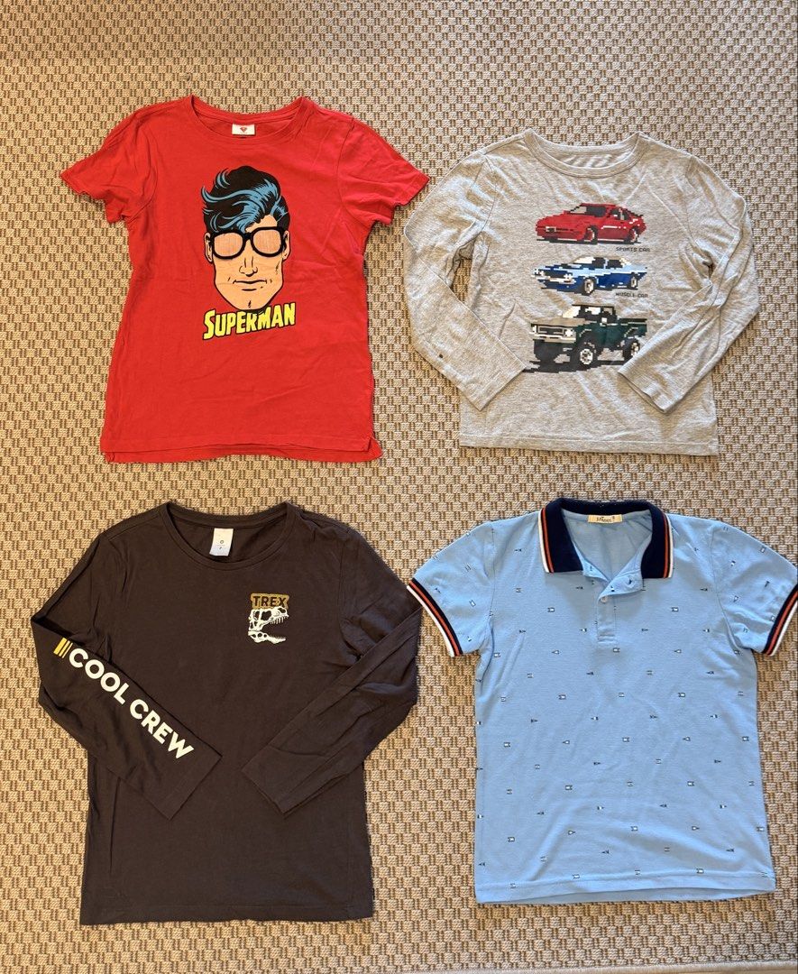 Assorted Branded Boys Shirts (5-6 years) (Category: Babies & Kids Fashion) located in Quezon City. Submitted by closetcleanupfairy (Listing ID 1460320083, Image 1). Description: Last price posted :).