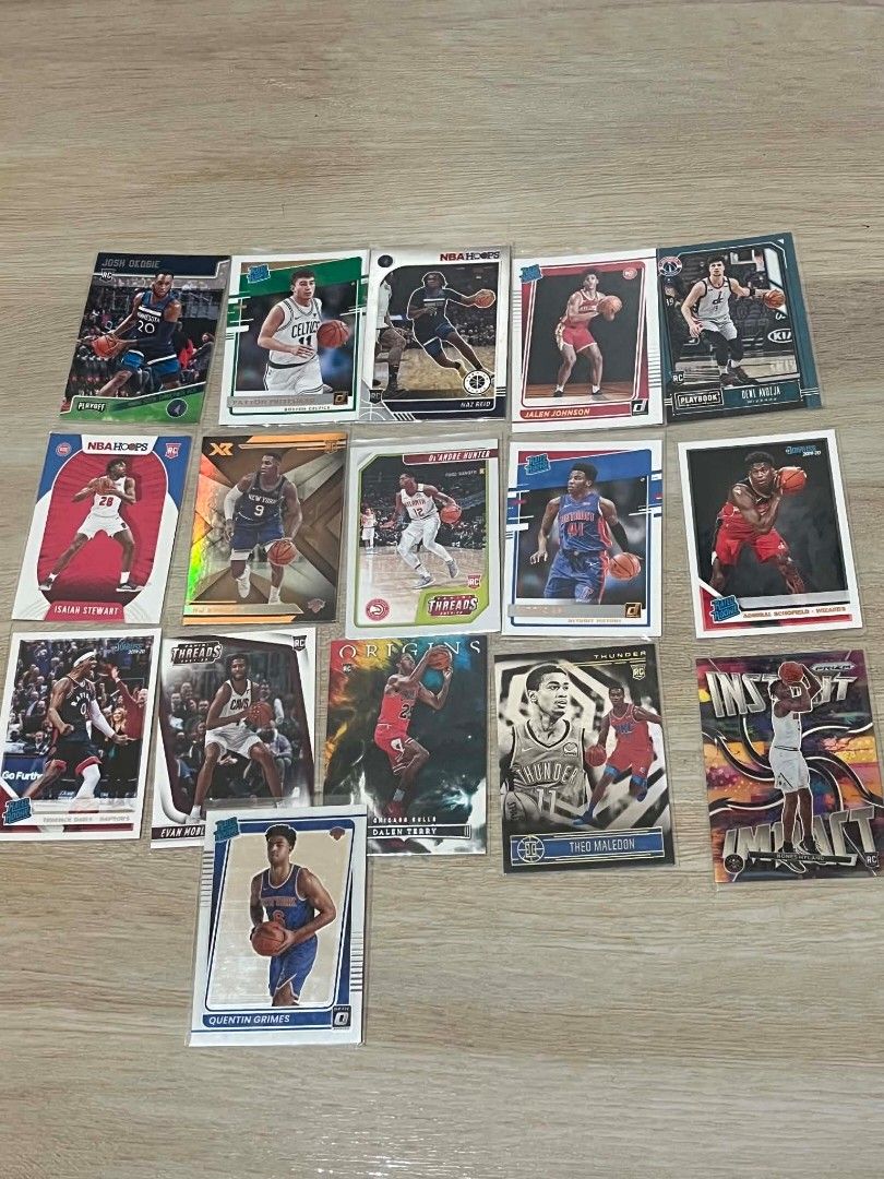 Assorted NBA Basketball Cards - Various Players and Sets (Category: Raw Singles) located in Pasig City. Submitted by ace08sarcastic (Listing ID 1460395840, Image 1). Description: - Collection of NBA basketball cards - Rookie Cards - Ideal for basketball fans and collectors -10 pesos each.