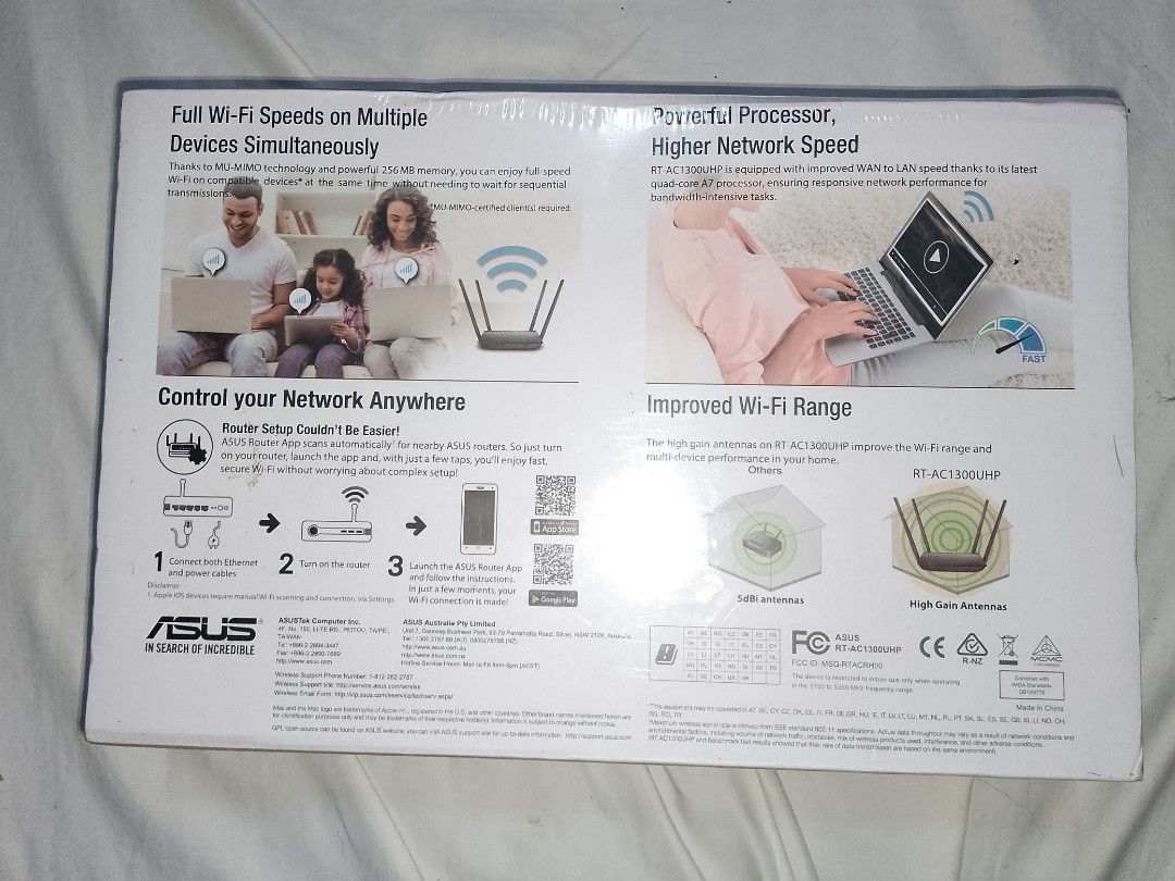 Asus rt-ac1300uhp (Category: Looking For) located in Manila. Submitted by jakepaulperalta01 (Listing ID 1460407349, Image 2). Description: never been open or used.