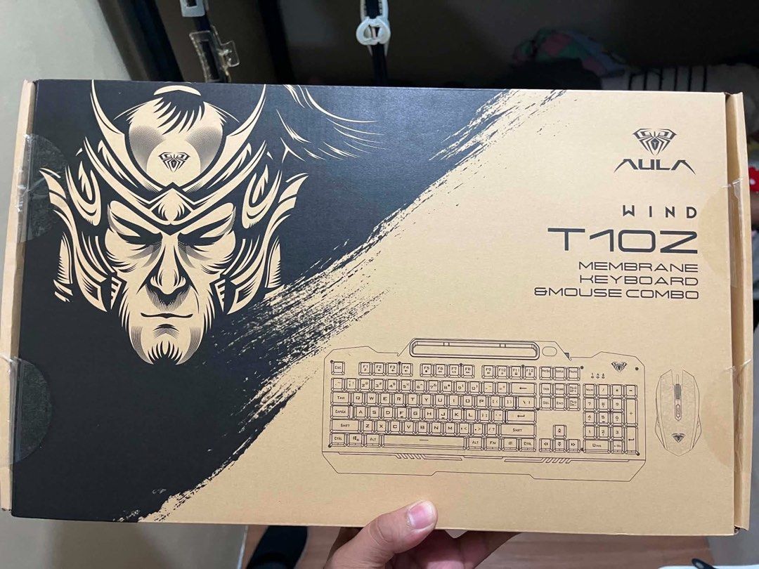 AULA T102 Wind Membrane Keyboard and Mouse Combo Set (Category: Computer Keyboard) located in Manila. Submitted by vehemence (Listing ID 1460457927, Image 1). Description: - AULA T102 Wind Keyboard and Mouse Combo - Membrane keyboard with vibrant RGB backlighting - RGB gaming mouse included - Ideal for both gaming and everyday computer use - Comes complete in its original packaging - Sold as a complete set BRAND NEW - INOPEN LANG BOX PERO NEVER N