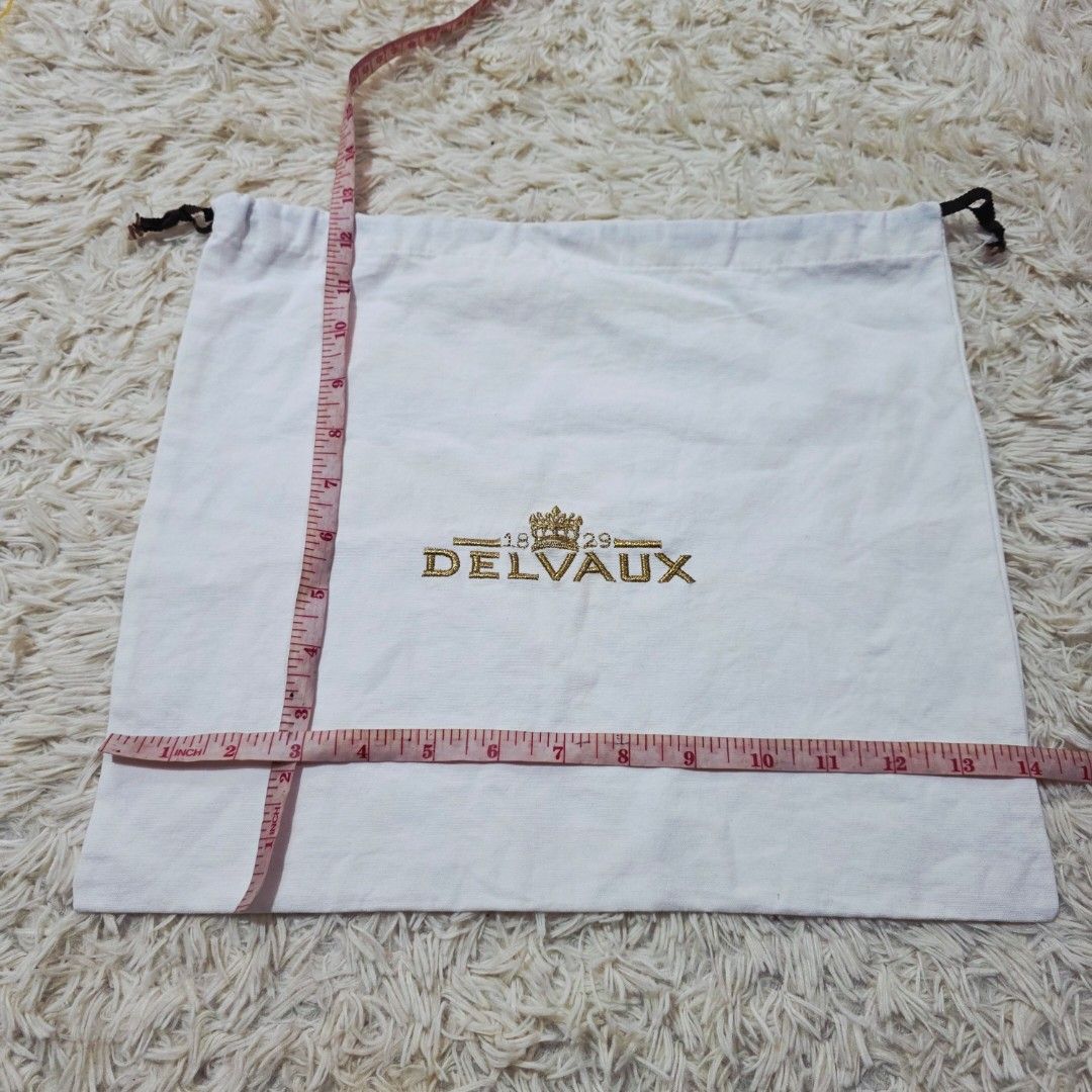 Authentic Delvaux 12.5x14 inches (Category: Purses & Pouches) located in Manila. Submitted by jfluxury.co (Listing ID 1460500836, Image 3). Description: excellent condition like new no flaws bought in Japan 🇯🇵 💯% Authentic. 😊 Money back guarantee. 😊 Clean and ready to use na.