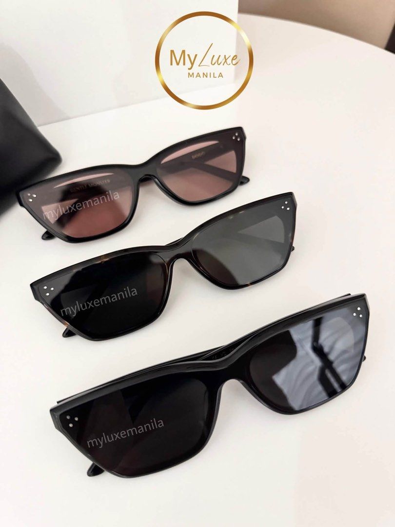 Authentic Gentle Monster - Dodo Series (With Box Set) (Category: Sunglasses & Eyewear) located in Manila. Submitted by myluxe.manila (Listing ID 1460402386, Image 2). Description: Want to cop yours? Order now & Receive it today! Onhand and ready to deliver ✨ ⭐️CELEBRITY TRUSTED SHOP ⭐️ 🤩 LOWEST PRICE IN THE MARKET 🤩 All Brand new and actual photos/videos posted Legit Import from Seoul, South Korea 🇰🇷 We accept cod same day delivery thru grab 